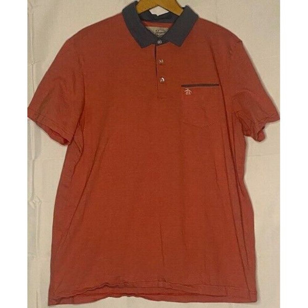 PENGUIN POLO Mens X-LARGE 100%‎ COTTON SHORT SLEEVE